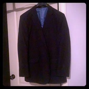 Men's navy sports coat